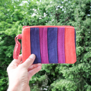 Pochette S - Corail violet fushia