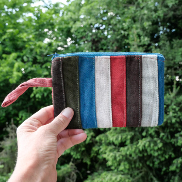 Pochette S - Bleu Kaki Beige Brun Bordeaux