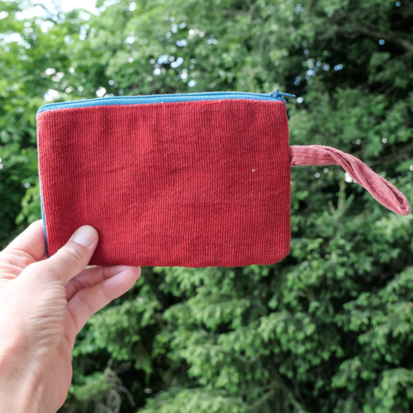 Pochette S - Bleu Kaki Beige Brun Bordeaux (verso)