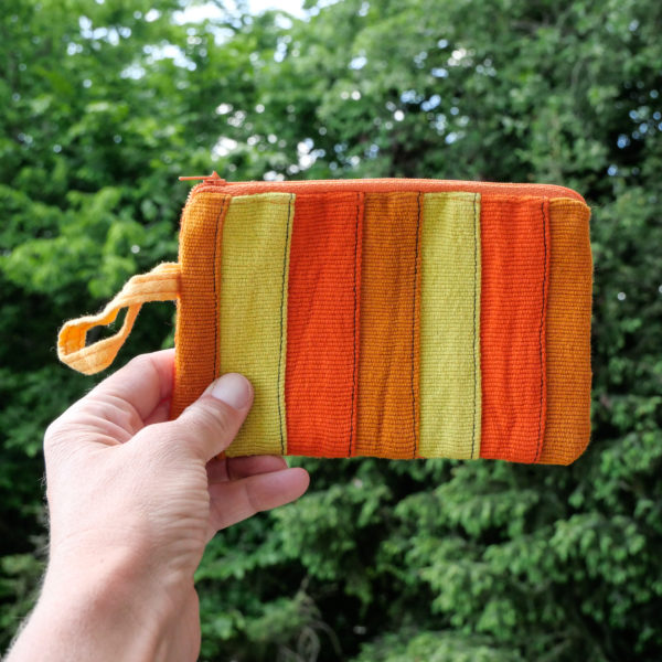 Pochette S - Jaune et orange