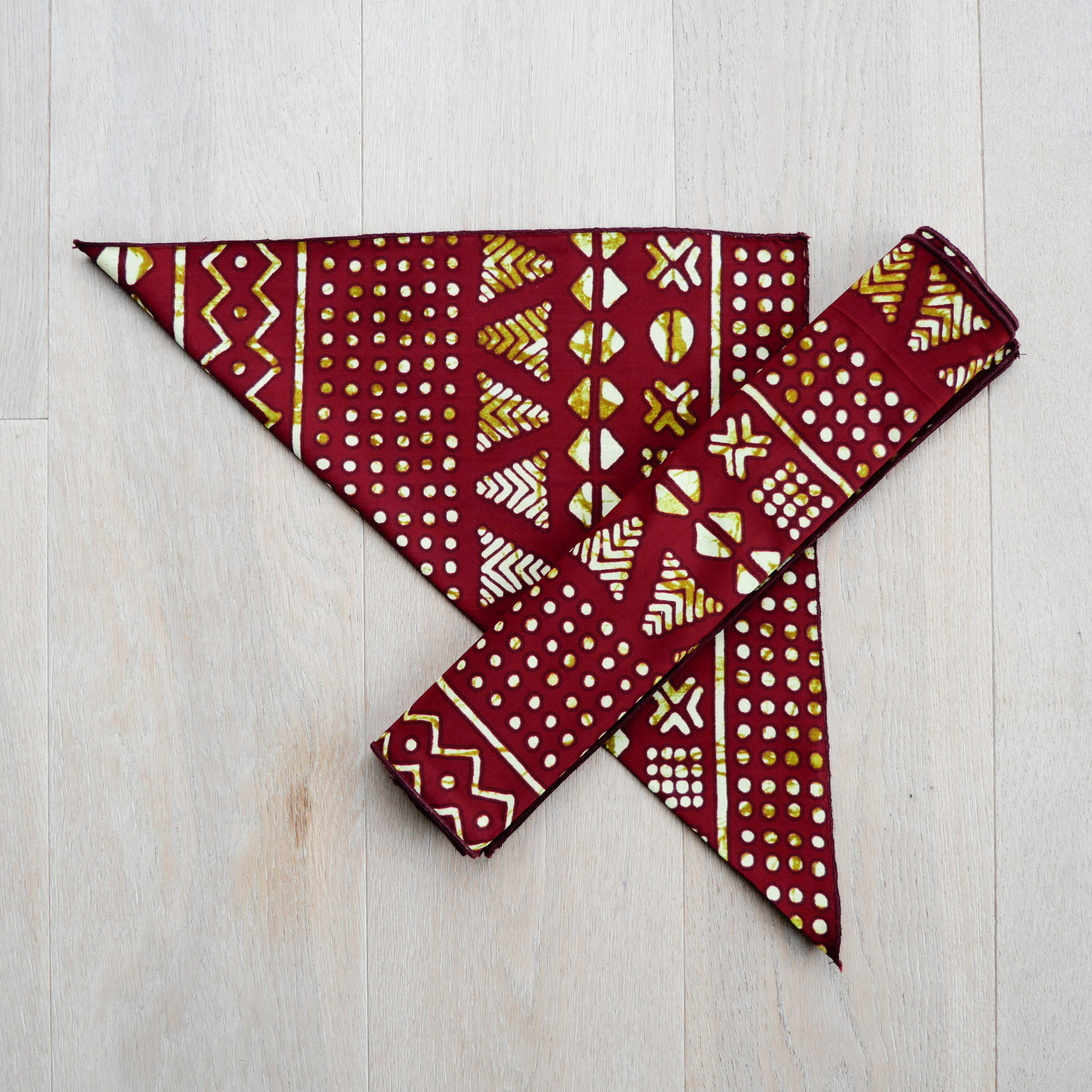 Set 6 serviettes - Red 3